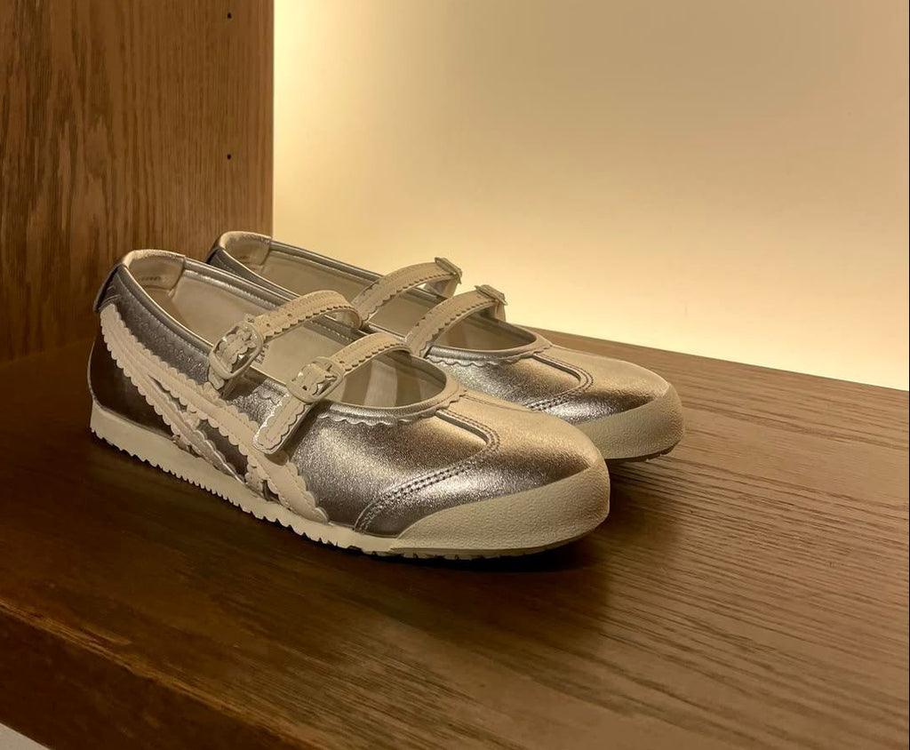 ONITSUKA TIGER MEXICO 66 BAILET METALLIC SILVER / WHITE