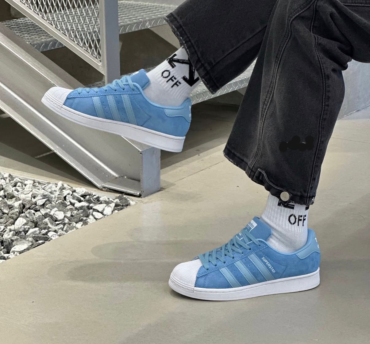 ADIDAS SUPERSTAR LIGHT SKY BLUE