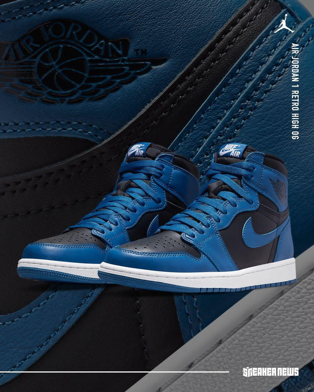 AIR JORDANS RETRO 1 MID MARINA BLUE