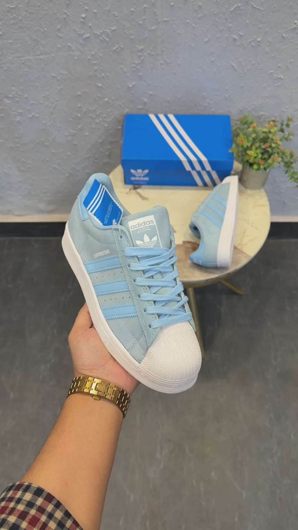 ADIDAS SUPERSTAR LIGHT SKY BLUE